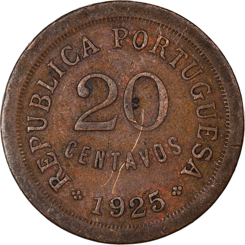 Portogallo | Moneta da 20 centavos | Bronzo | Km:574 | 1924 - 1925