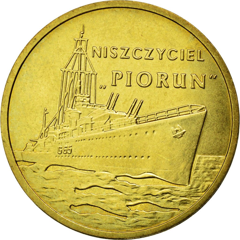 Poland | 2 Zlotys Coin | Lekki krążownik | Y:841 | 2012