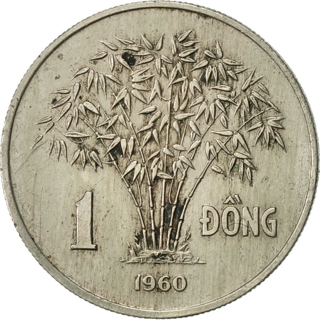 South Vietnam | 1 Dong Coin | Bamboo | Km:5 | 1960