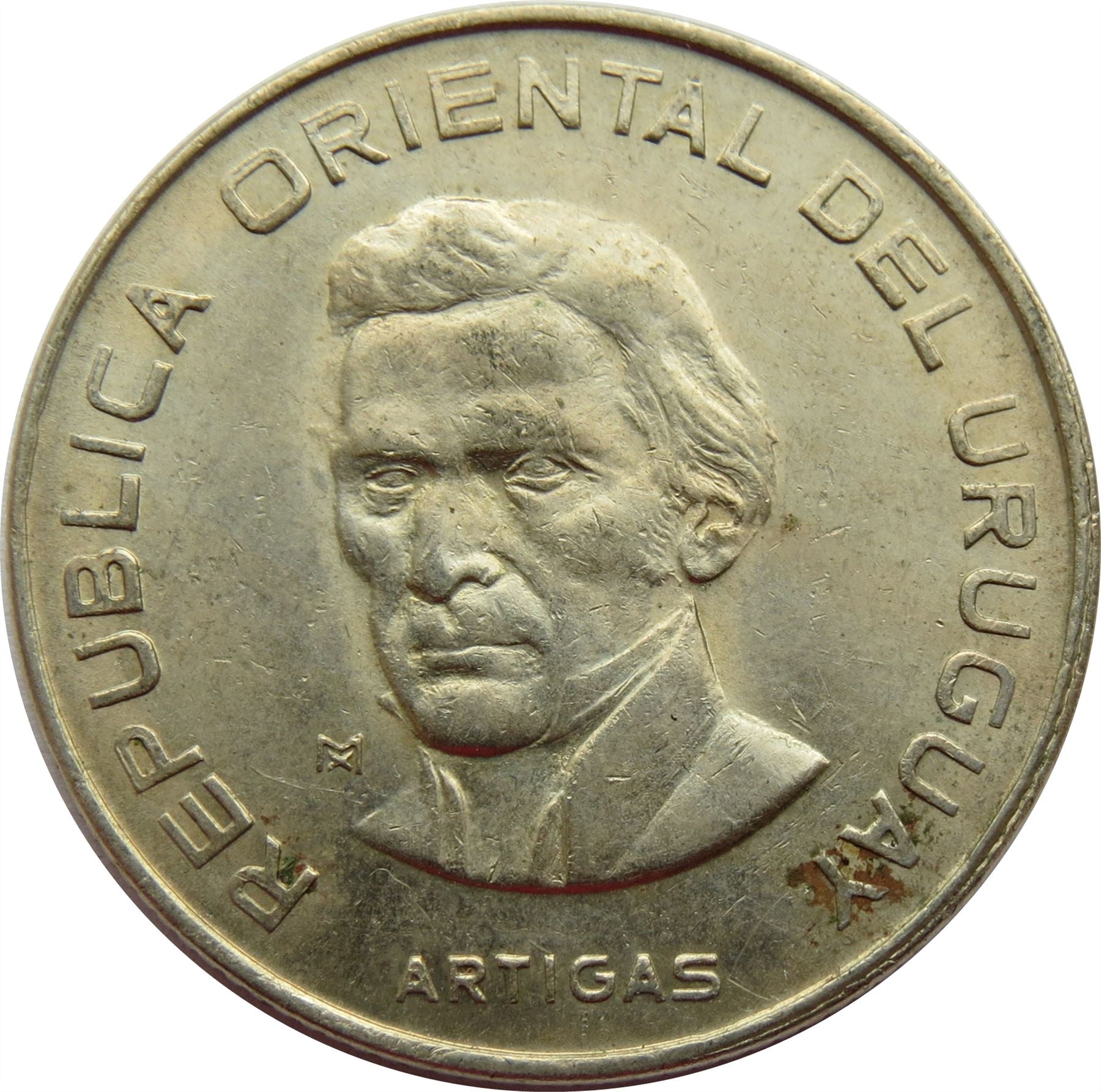Uruguay 100 Pesos Coin | Jose Gervasio Artigas | KM59 | 1973