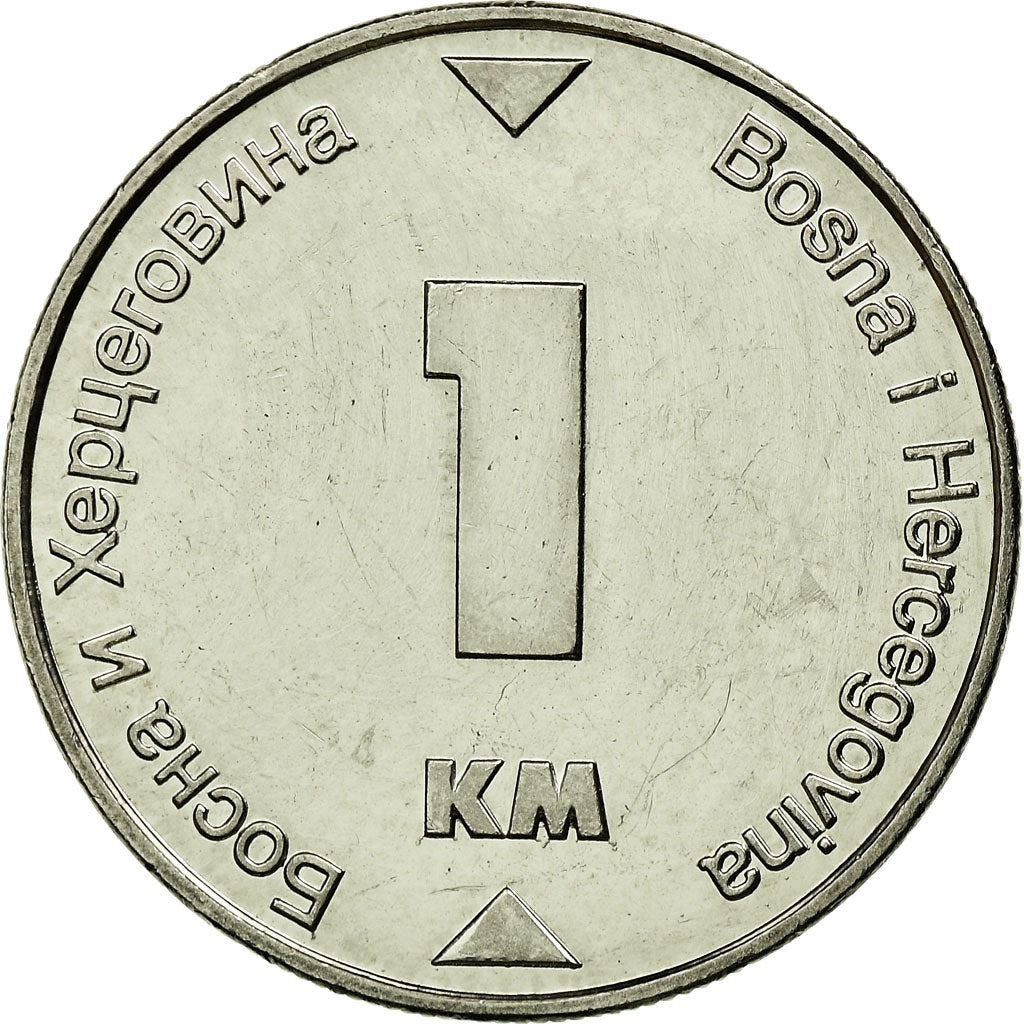 Bosnia and Herzegovina | 1 Konvertibilna Marka Coin | Coat of arms of Bosnia | Km:118 | 2000 - 2025