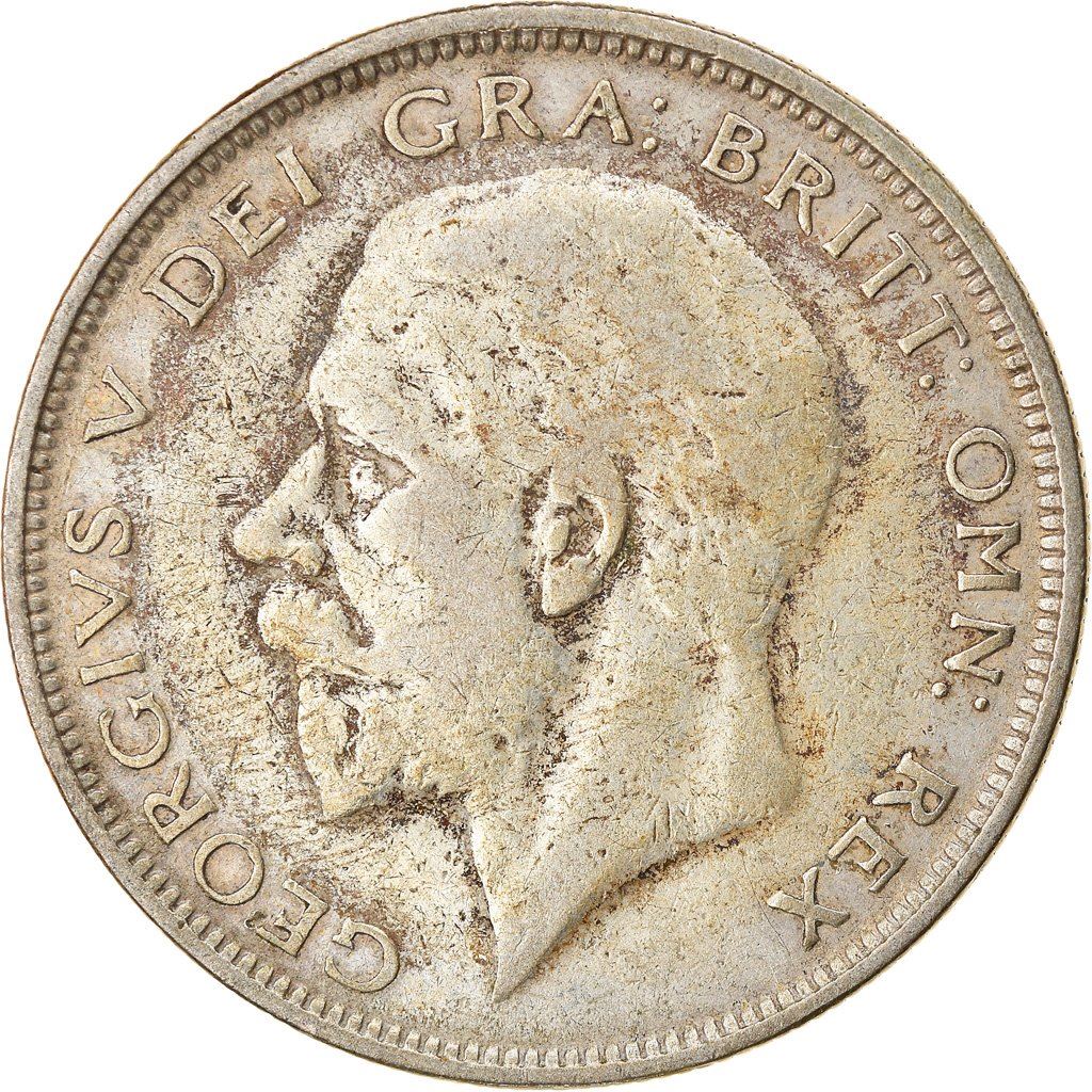 United Kingdom | 1/2 Crown Coin | George V | KM:830 | 1926 - 1927