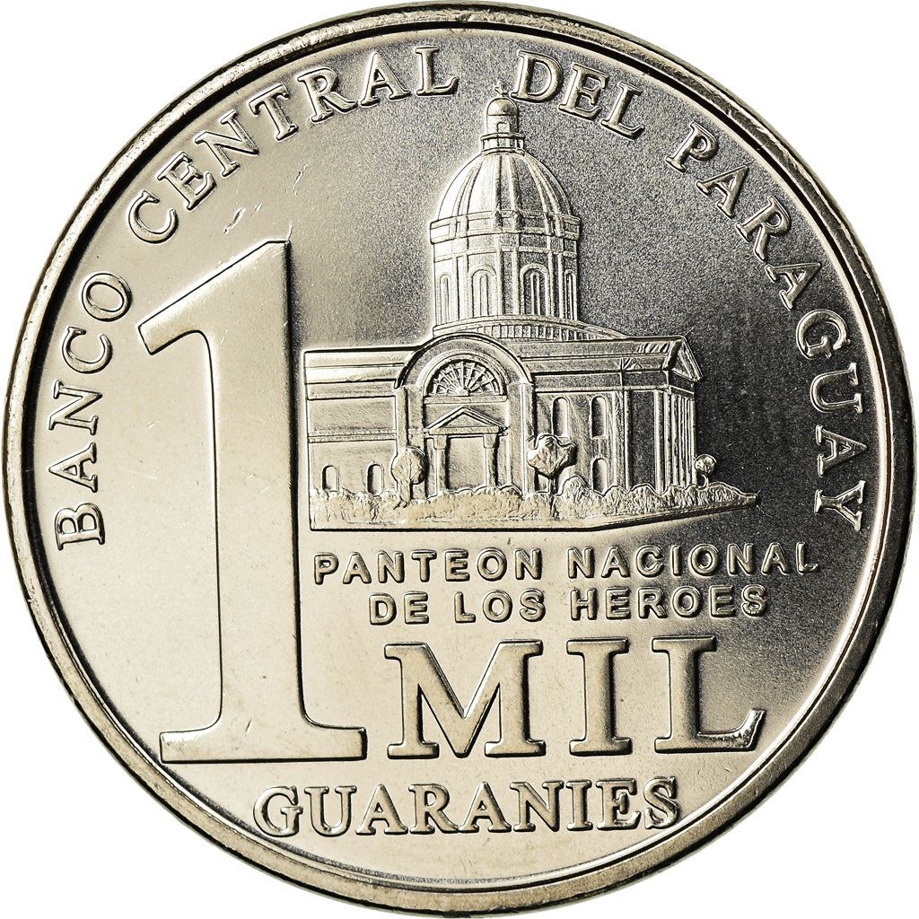 Paraguay | 1000 Guaranies Coin | Francisco Solano Lopez | Km:198 | 2006 - 2022