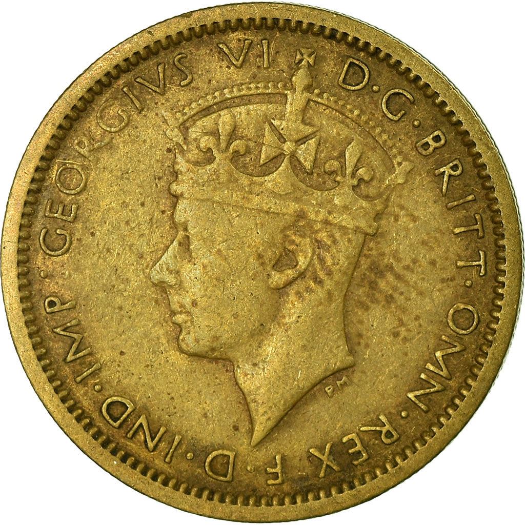 British West Africa | 6 Pence Coin | Wreath | George VI | Km:22 | 1938 - 1947