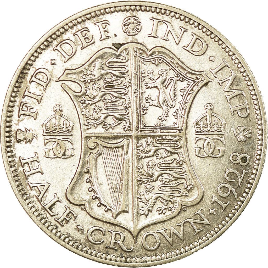 United Kingdom | 1/2 Crown Coin | George V | KM:835 | 1927 - 1936