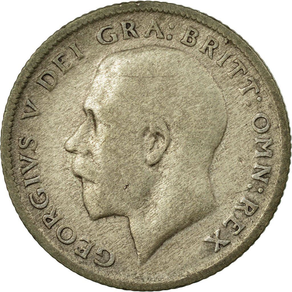 United Kingdom | 6 Pence Coin | George V | Km:815 | 1911 - 1920