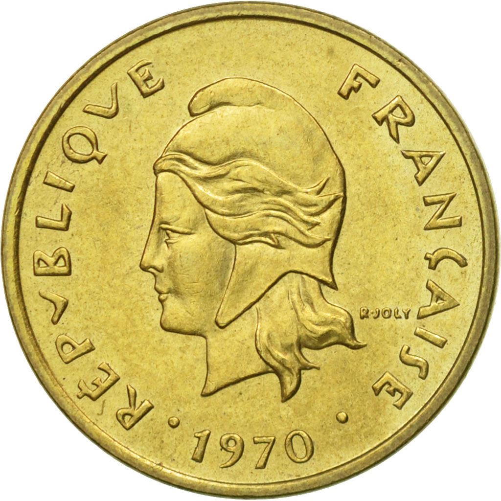 New Hebrides | 2 Francs Coin | Marianne | Frigate Bird | Km:5.1 | 1970