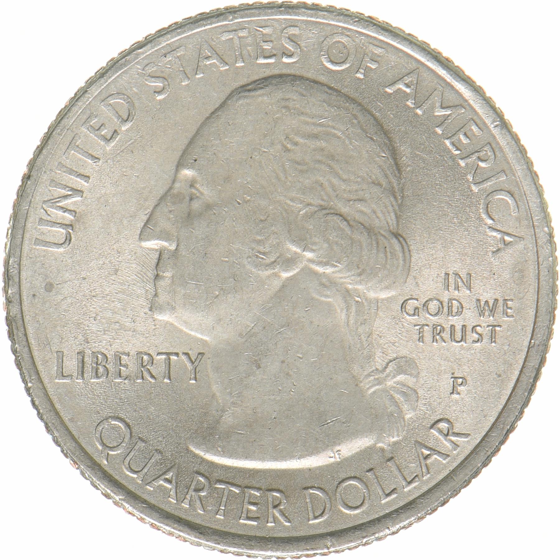 USA | 1/4 Dollar Mønt | Saratoga National Historical Park | KM:601 | 2015