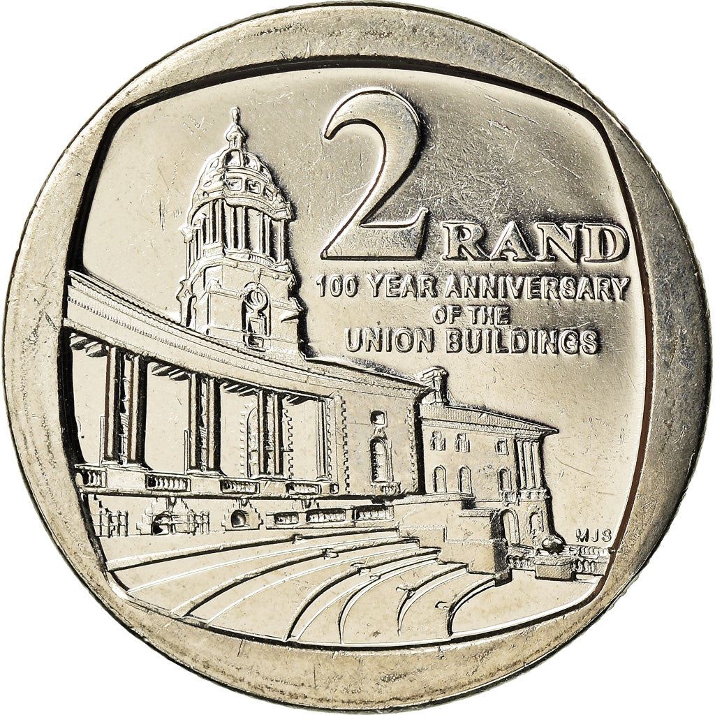 South Africa | 2 Rand Coin | Union Buildings | 100th Anniversary | Uc:101 | 2014
