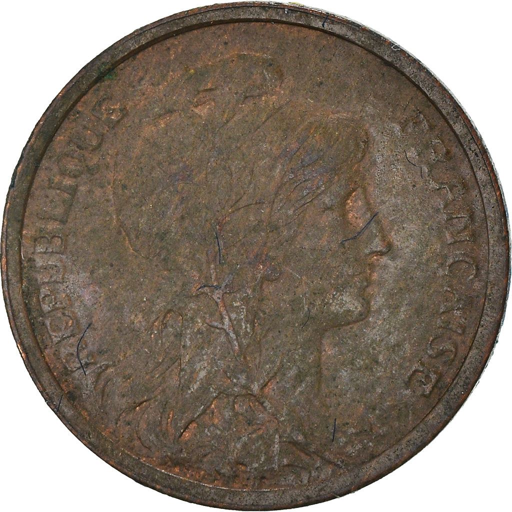 French 1 Centime Coin | Third Republic | KM840 | France | 1898 - 1920