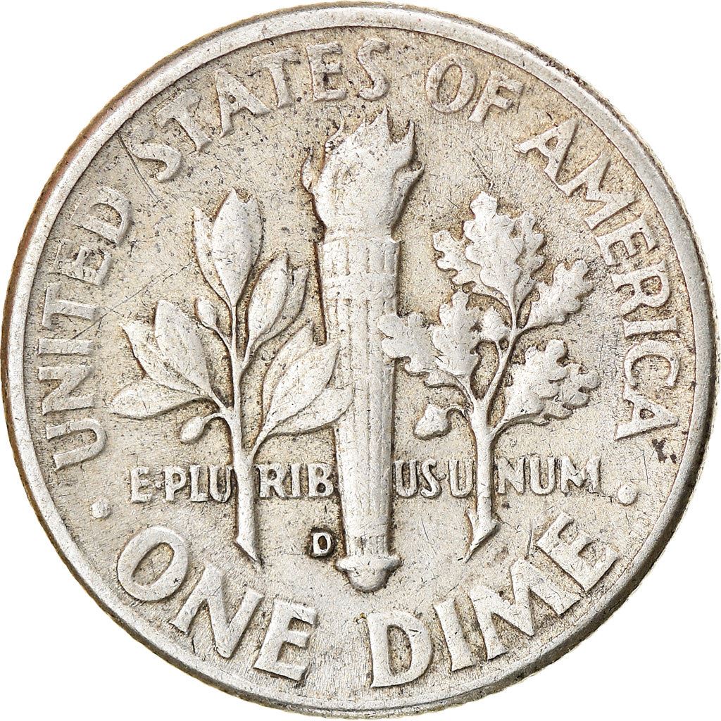 USA | 1 Dime Mønt | Franklin D. Roosevelt | KM:195 | 1946 - 1964
