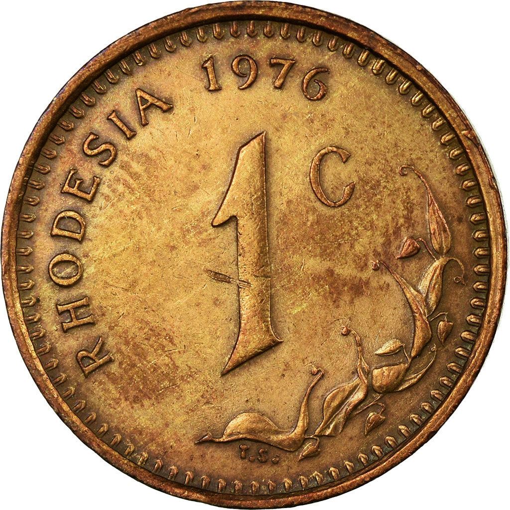 Rhodesia | 1 Cent Coin | Antelopes | Km:10 | 1970 - 1977