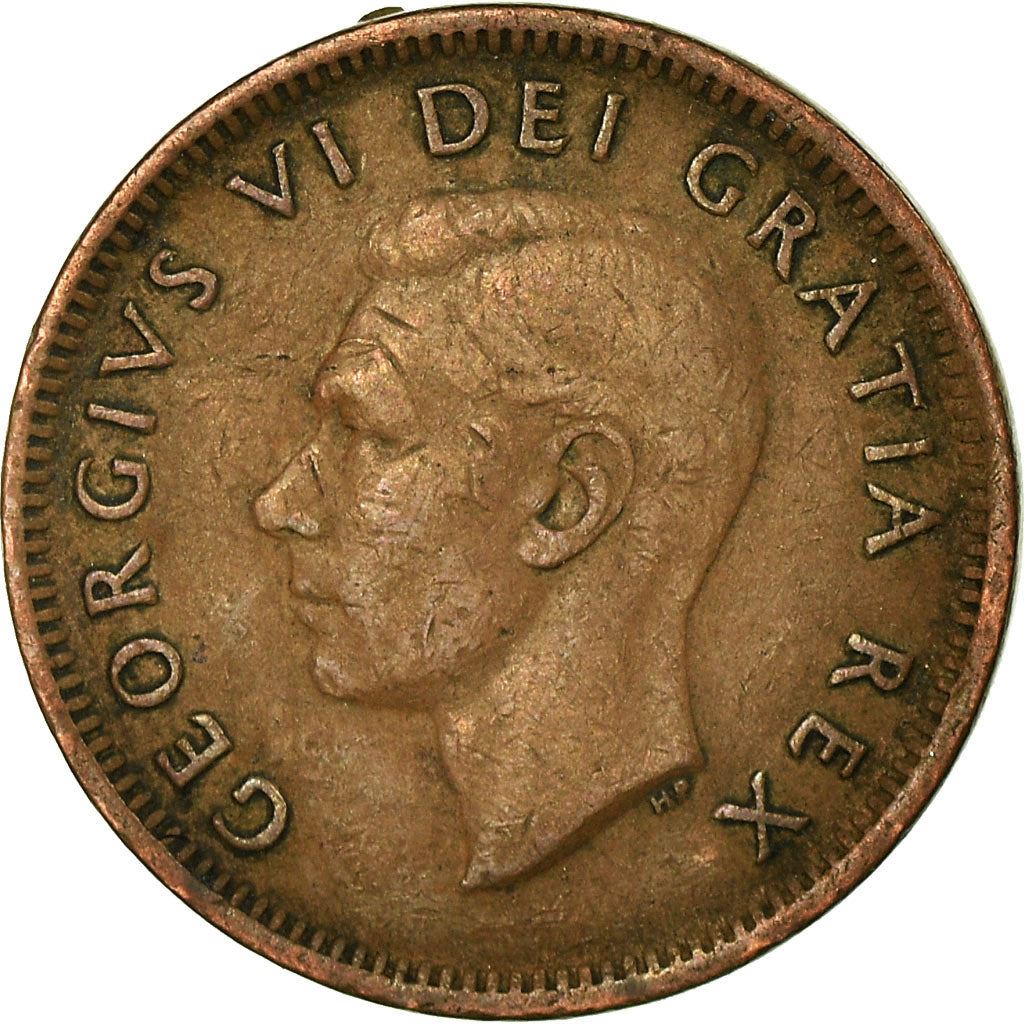 Canada | 1 Cent Coin | Bronze | without ET IND:IMP: | KM:41 | 1948-1952