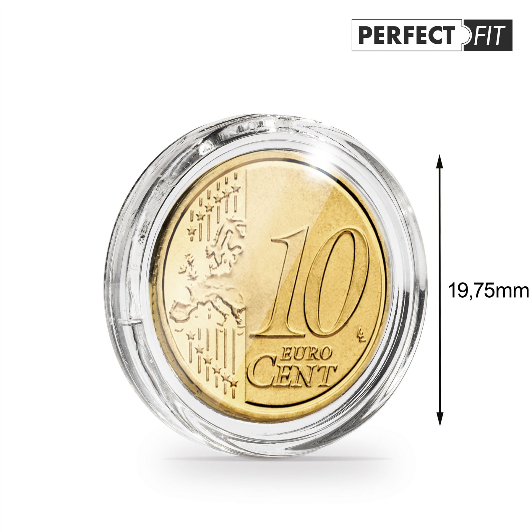 ULTRA "Perfect Fit" Rimless Coin Capsules | Perfect Fit for Specific Coins | Packs of 10