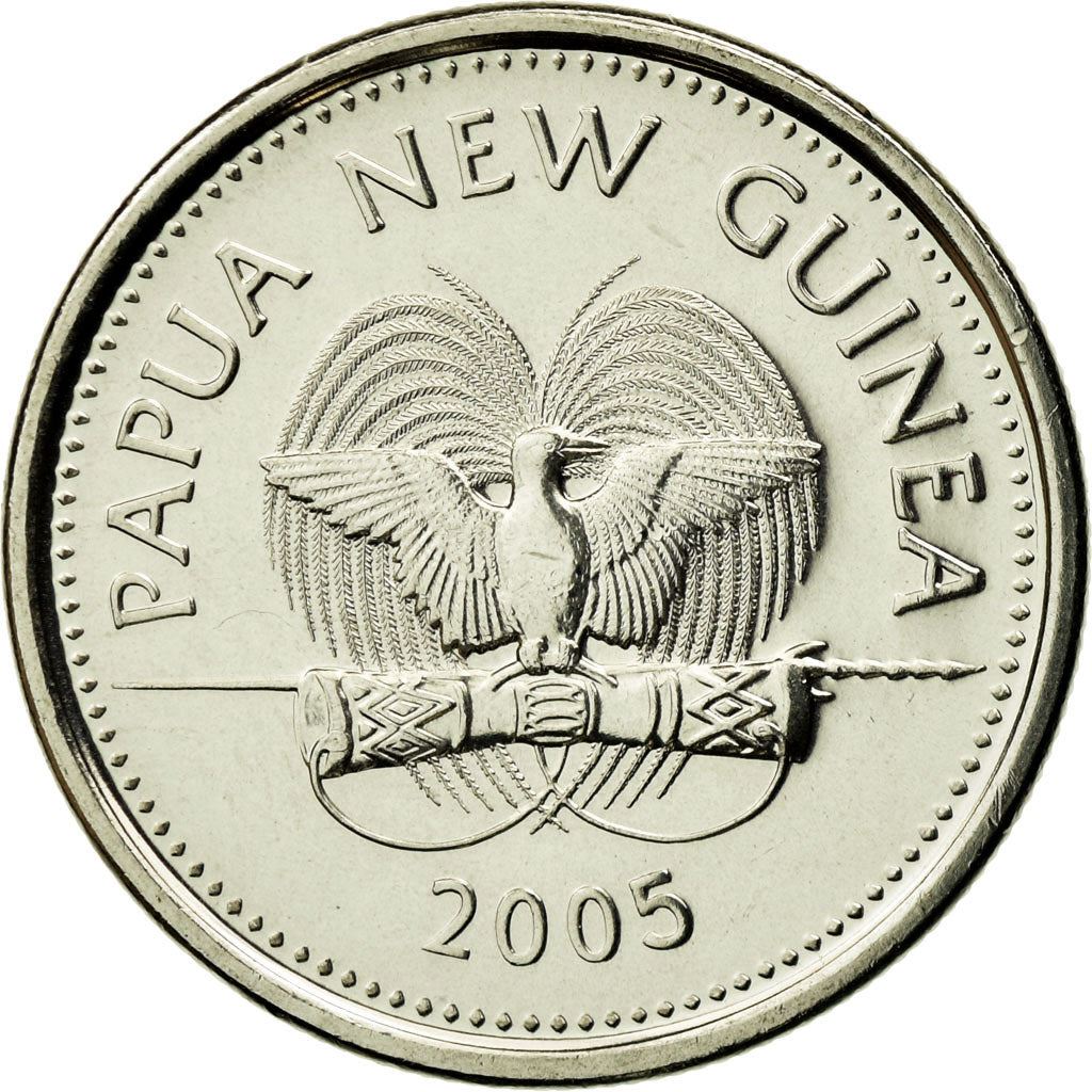 Papua New Guinea Coin Papua New Guinean 5 Toea | Elizabeth II | Turtle | KM3a | 2002 - 2018