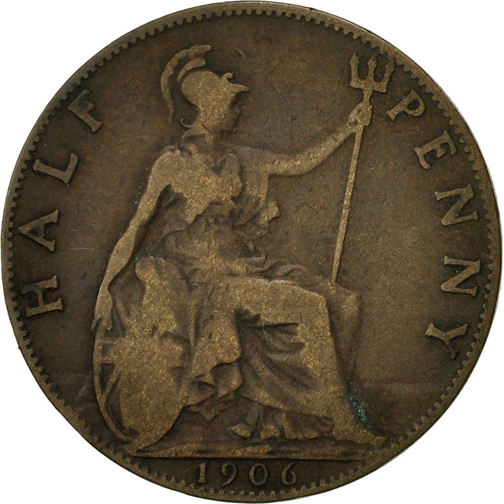 United Kingdom | 1/2 Penny Coin | Edward VII | Km:793 | 1902 - 1910