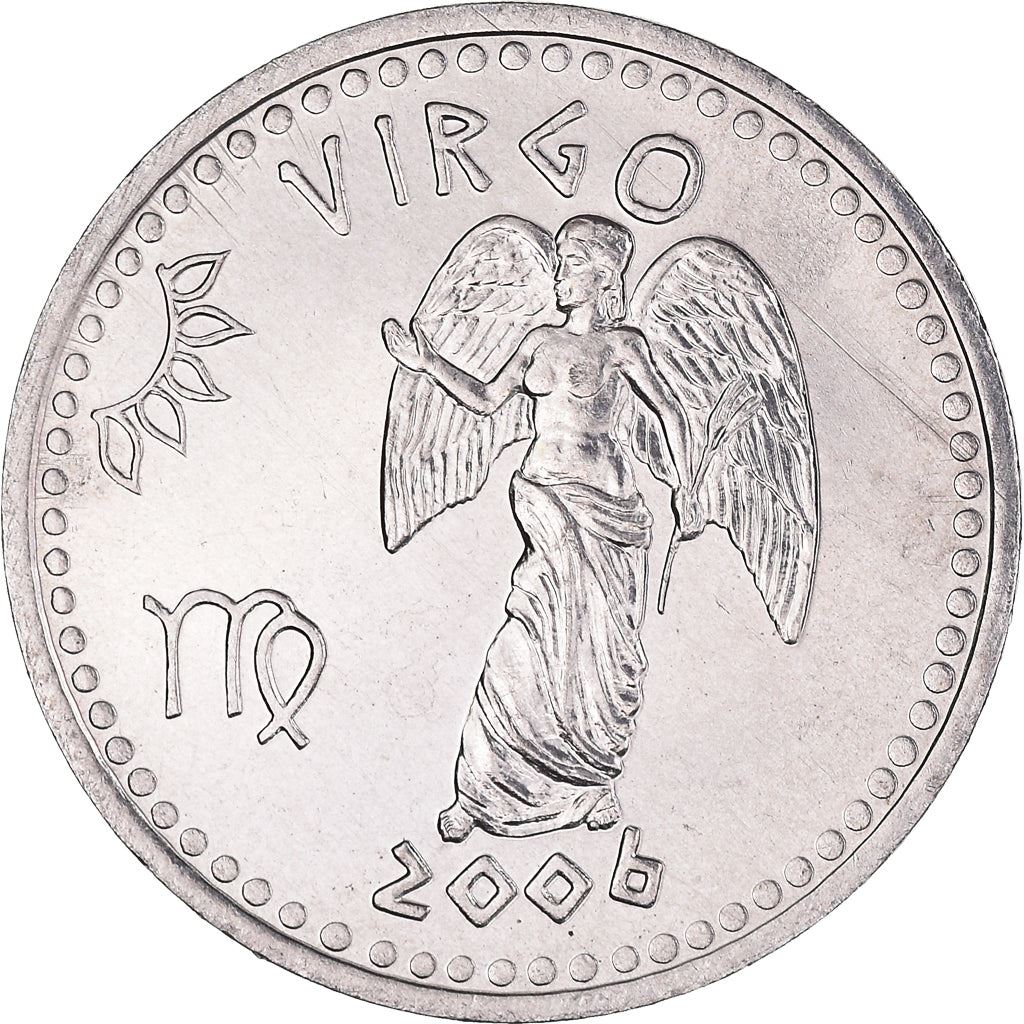 Somaliland | 10 Shillings Coin | Virgo | Stainless steel | KM:14 | 2006