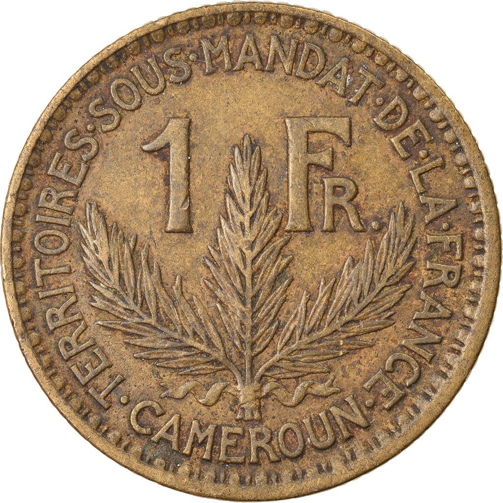 French Cameroon | 1 Franc Coin | Marianne | Phrygian Cap | Km:2 | 1924 - 1926