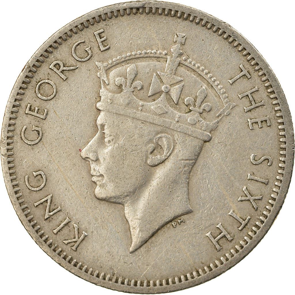 Southern Rhodesia | 1 Shilling Coin | George VI | Zimbabwe Bird | Km:22 | 1948 - 1952