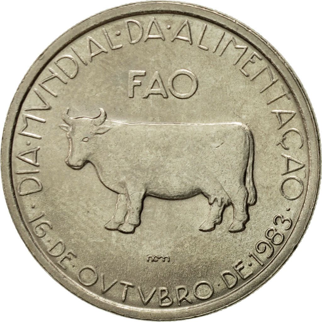 Portugal | 5 Escudos Coin | FAO | Km:618 | 1983