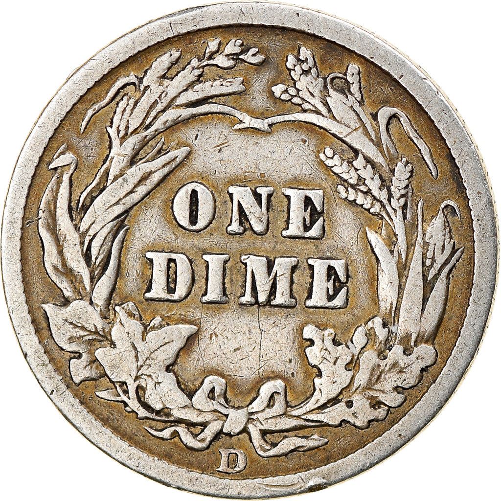 Stati Uniti | 1 moneta da dieci centesimi | Barber Dime | KM:113 | 1892 - 1916