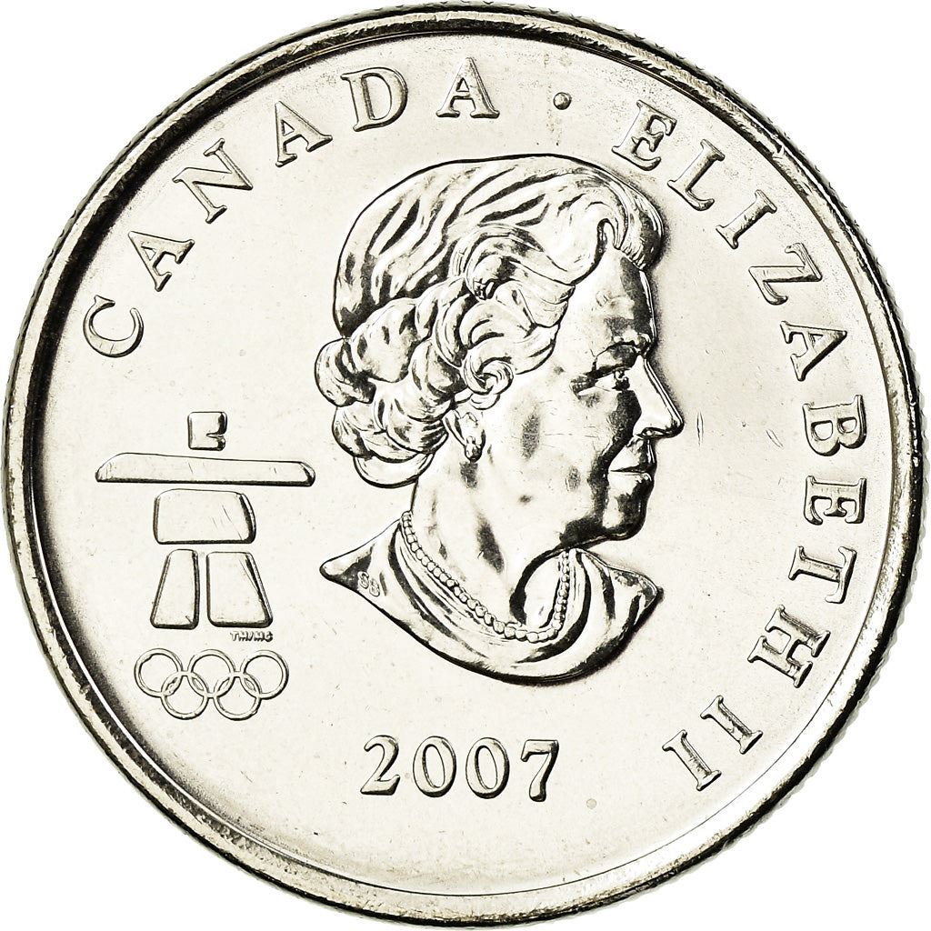 Canada | 25 Cents Coin | Nickel plated steel | Curling | KM:682 | 2007