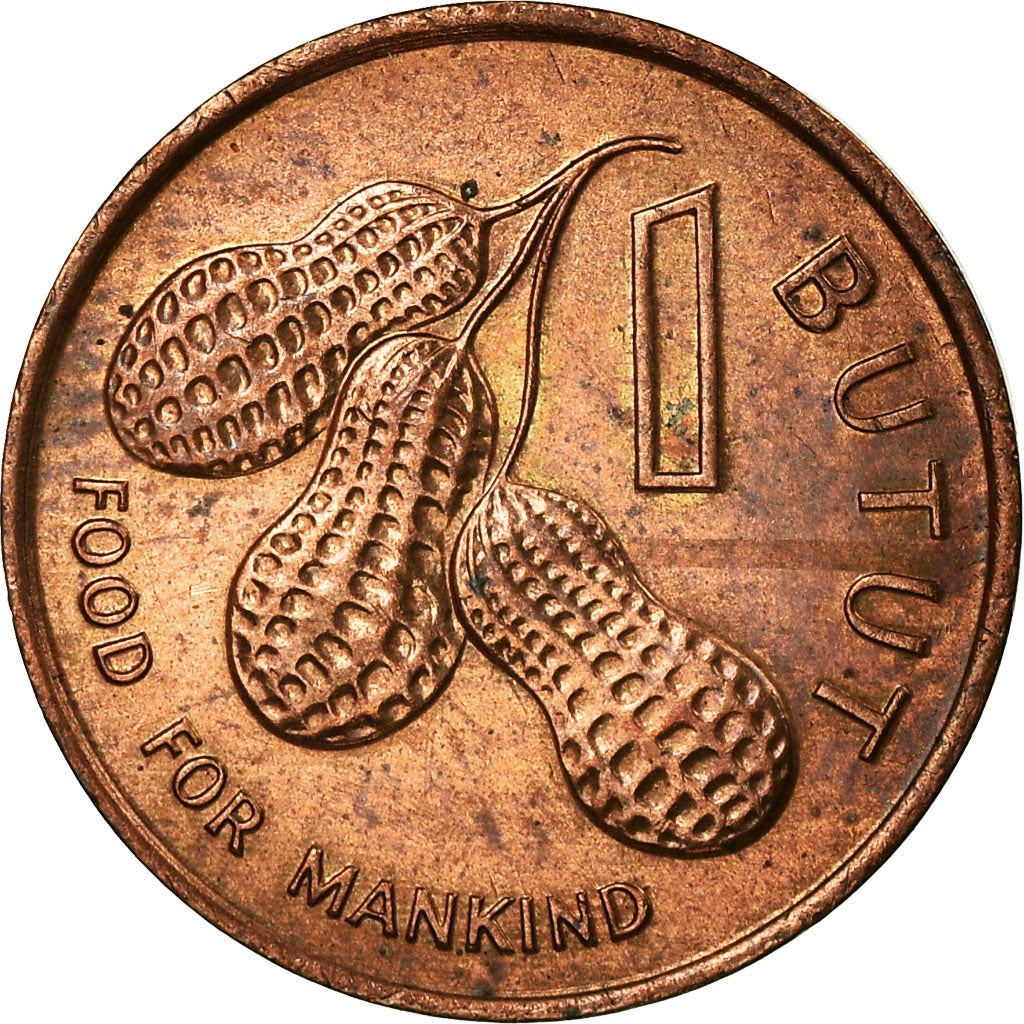 The Gambia | 1 Butut Coin | FAO | Peanuts | Km:14 | 1974 - 1985
