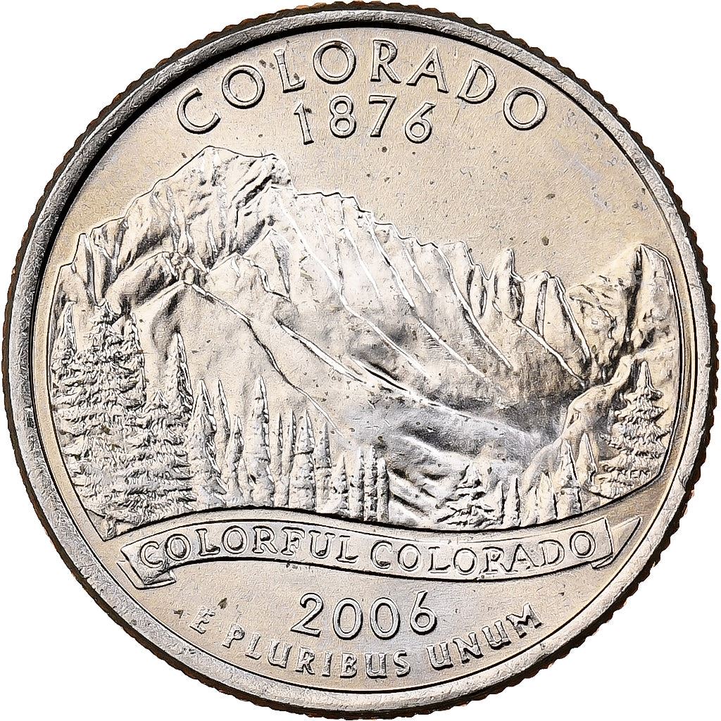United States | 1/4 Dollar Coin | Colorado | Km:384 | 2006