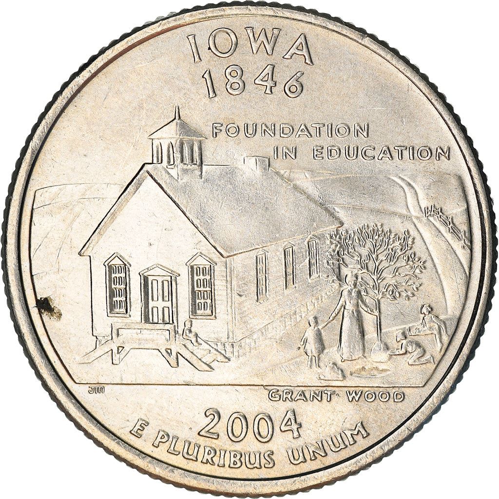 United States | 1/4 Dollar Coin | Schoolhouse | Km:358 | 2004