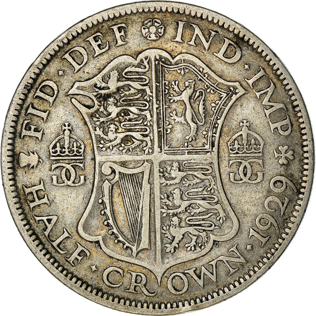 United Kingdom | 1/2 Crown Coin | George V | KM:835 | 1927 - 1936