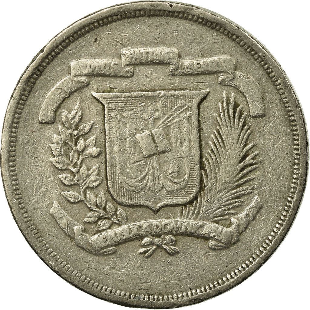 מטבע 5 סנטבו של הרפובליקה הדומיניקנית | חואן פבלו דוראה | KM49 | 1978 - 1981