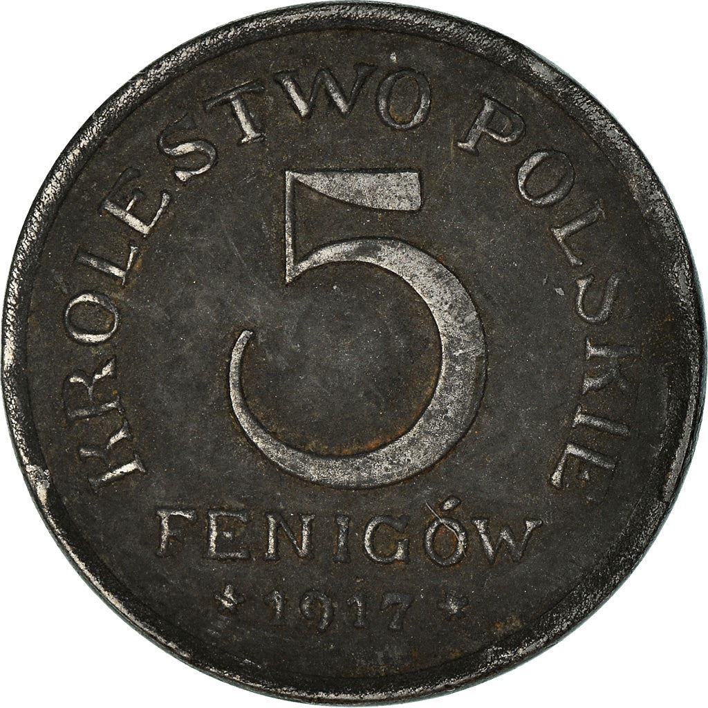 Poland | 5 Fenigow | Eagle | KM5 | 1917 - 1918