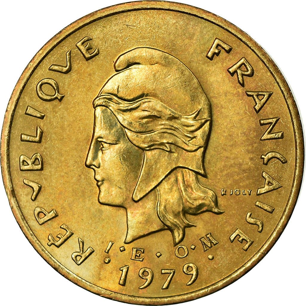 New Hebrides | 2 Francs Coin | Marianne | Frigate Bird | Km:5.2 | 1973 - 1979