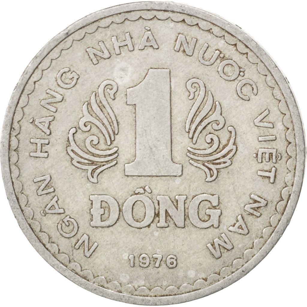 Vietnam | 1 Dong Coin | Aluminium | Coat of Arms | Km:14 | 1976