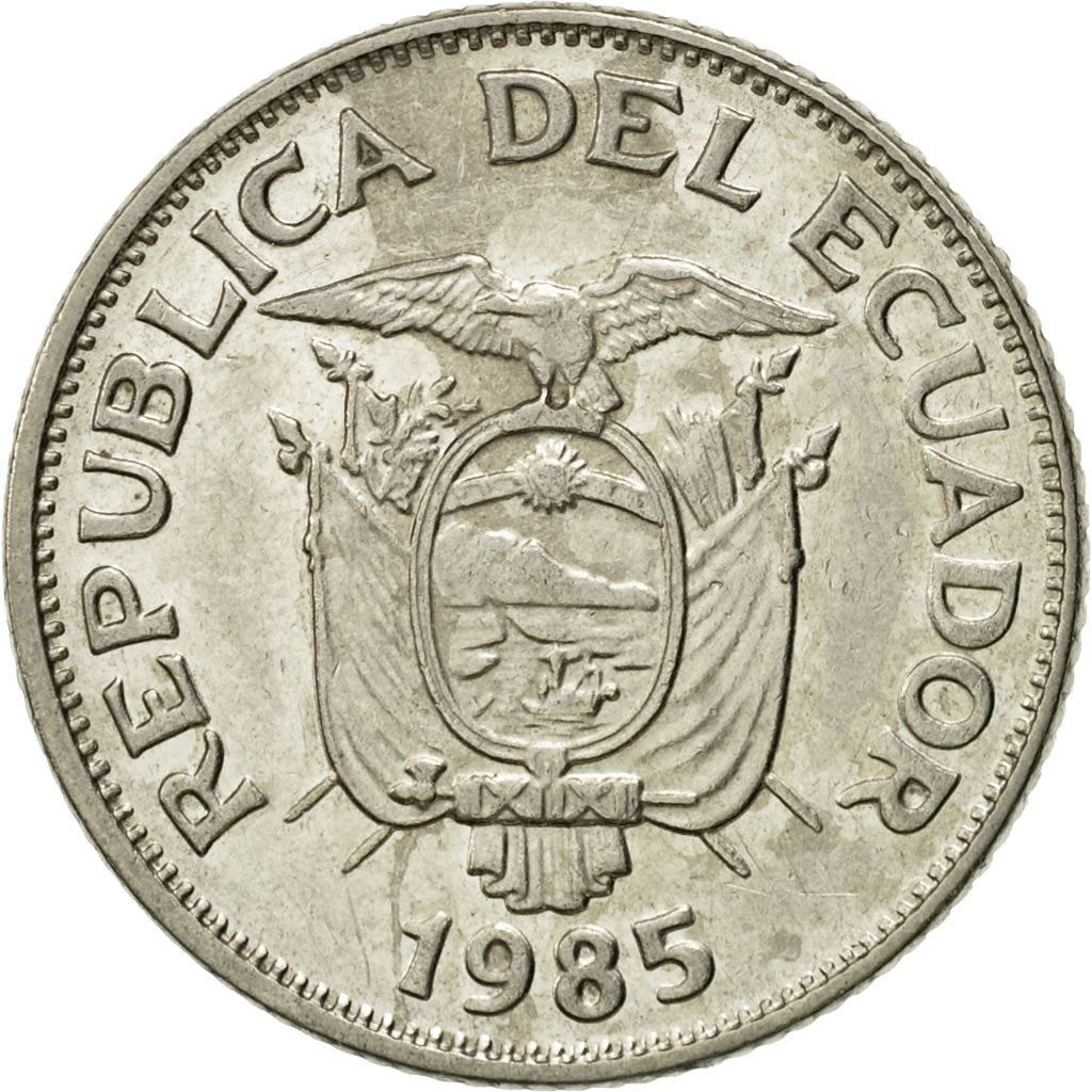 Ecuador | 50 Centavos Coin | Nickel plated steel | KM:87 | 1985