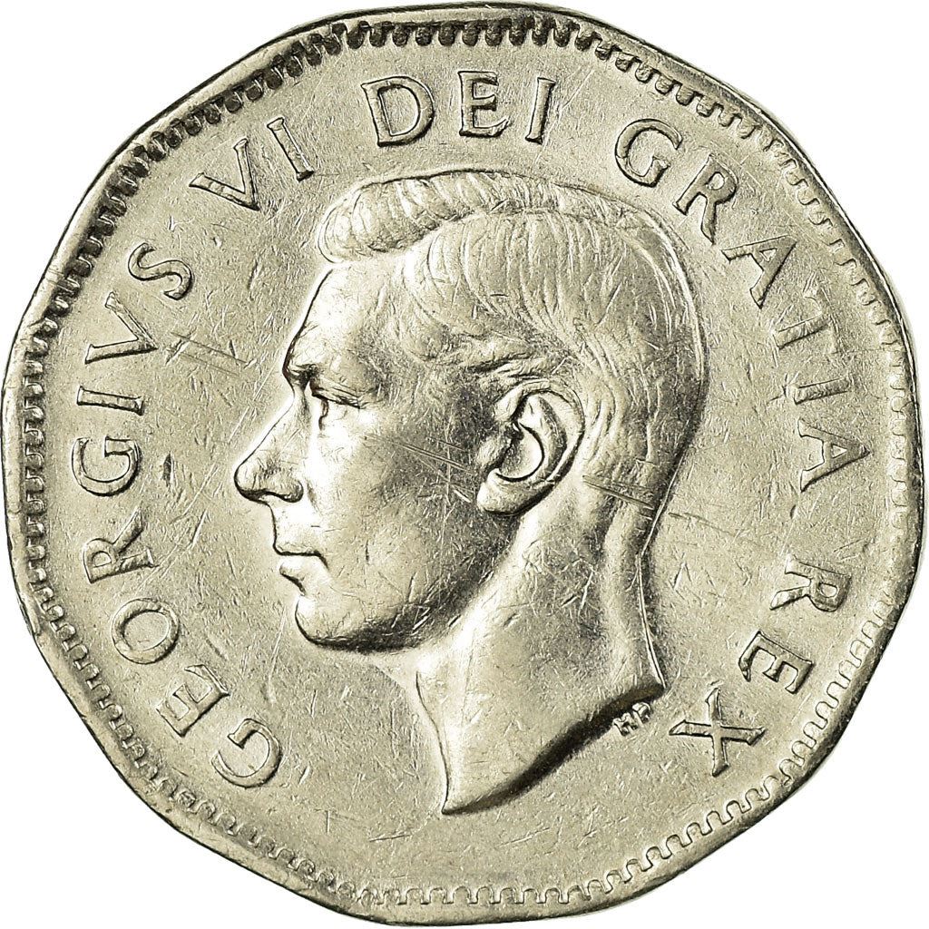 Canada | 5 Cents Coin | Discovery of Nickel | Km:48 | 1951