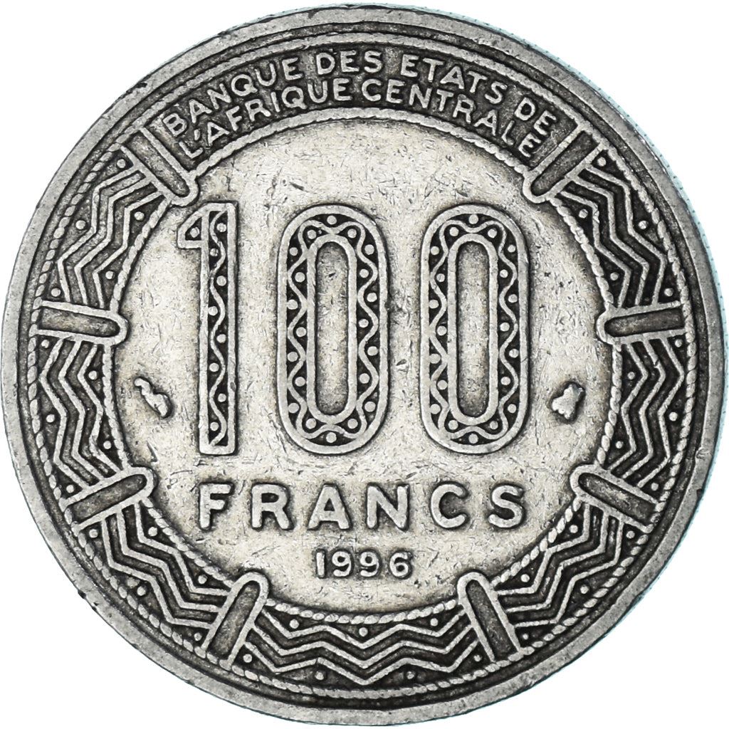 Central African States | 100 Francs Cfa Coin | Antelope | Km:13 | 1992 - 2003