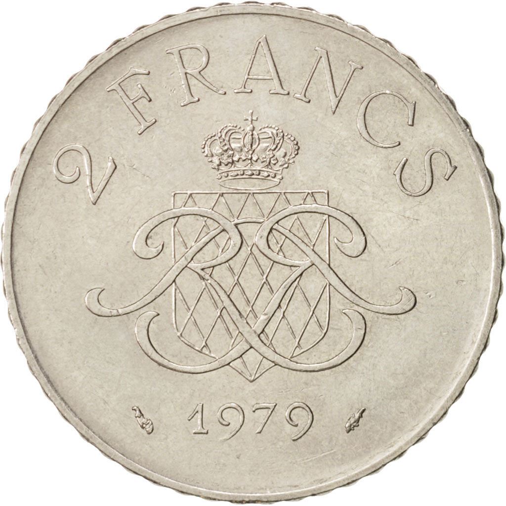 Monaco | 2 Francs Coin | Rainier III | Km:157 | 1979 - 1982