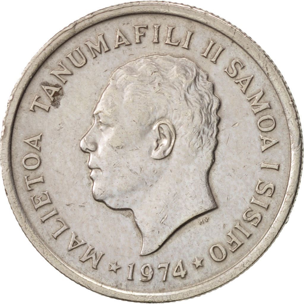 Samoa | 5 Sene Coin | Malietoa Tanumafili II | Pineapple | Km:14 | 1974 - 2000