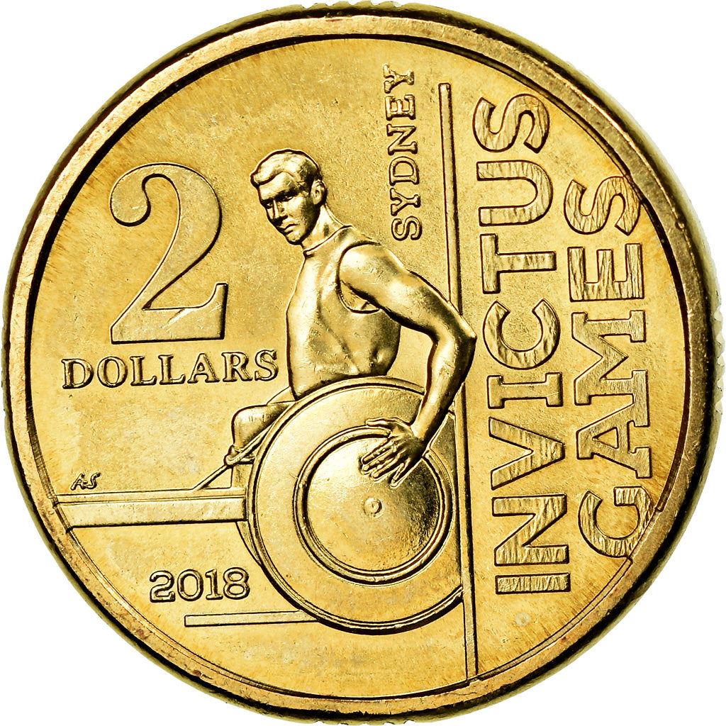 Australia | 2 Dollars Coin | Invictus Games | Km:2863 | 2018