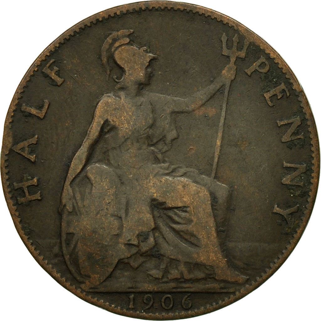 United Kingdom | 1/2 Penny Coin | Edward VII | Km:793 | 1902 - 1910