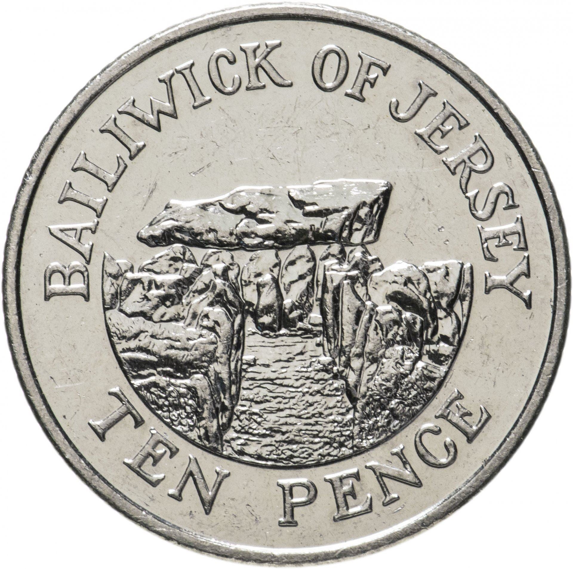 Jersey | 10 Pence Coin | Faldouet Dolmen | KM:250 | 2012 - 2016