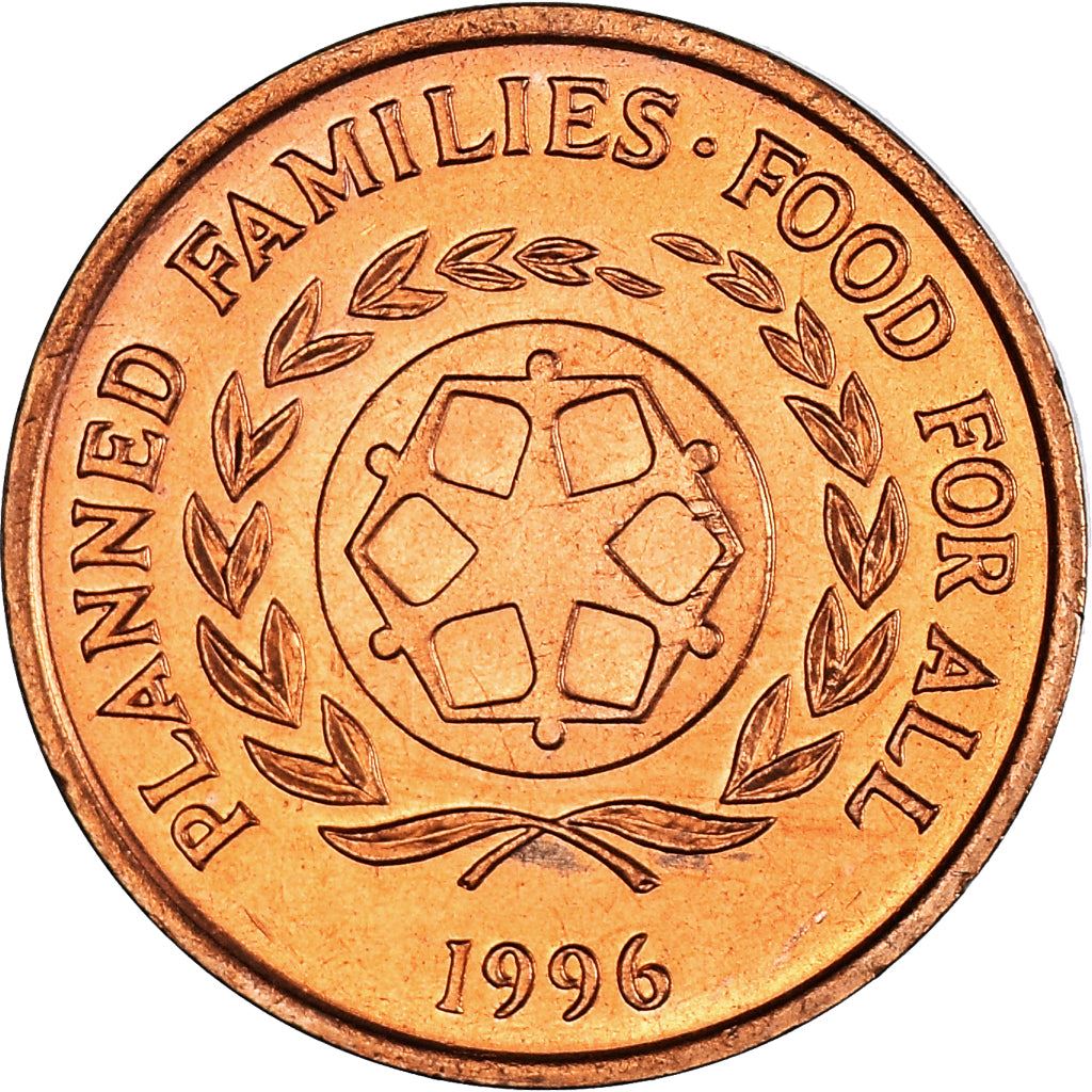 Tonga | 2 Seniti Münze | Taro Pflanze | FAO | Km:67 | 1981 - 1996