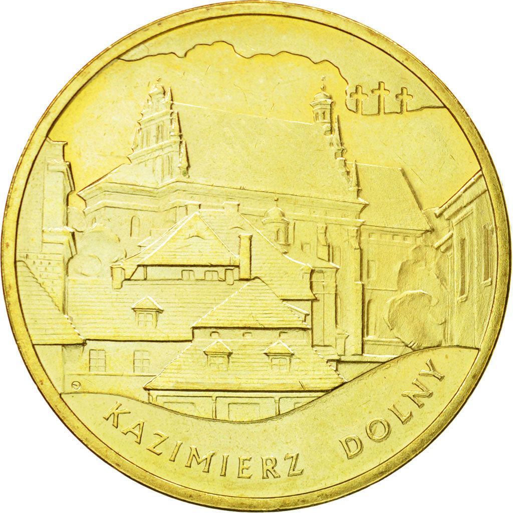 Poland | 2 Zlotys Coin | Kazimierz Dolny | Y:641 | 2008