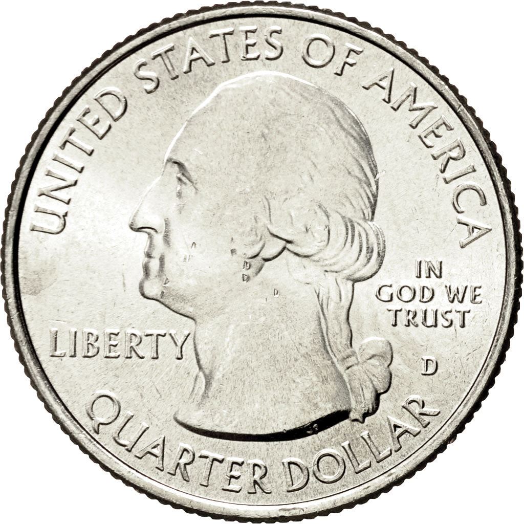 United States | 1/4 Dollar Coin | White Mountain Forest | Km:542 | 2013