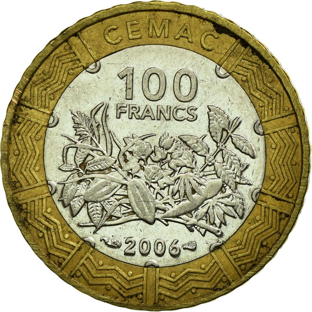 Central African States | 100 Francs Cfa Coin | Plants | Km:15 | 2006 - 2023