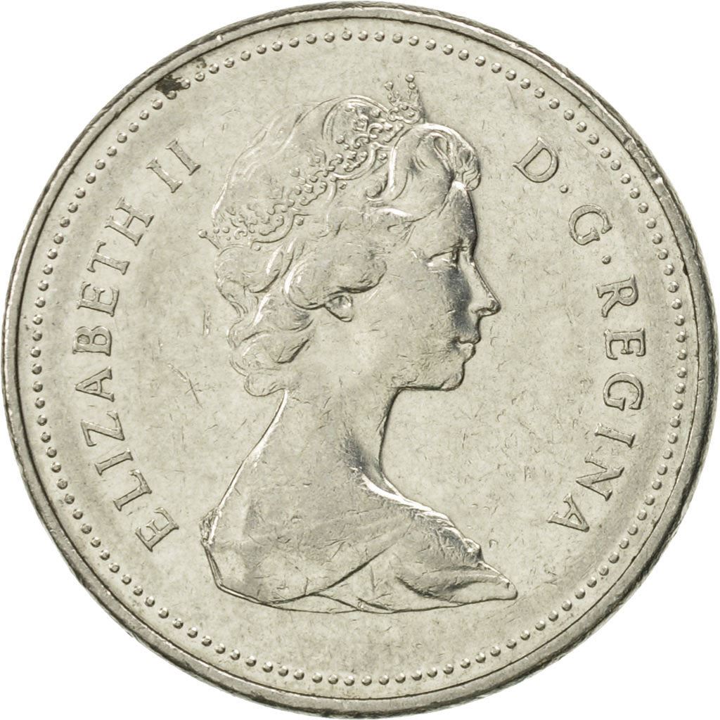 Canada | 5 Cents Coin | Nickel | 2nd portrait | KM:60.2 | 1979-1981