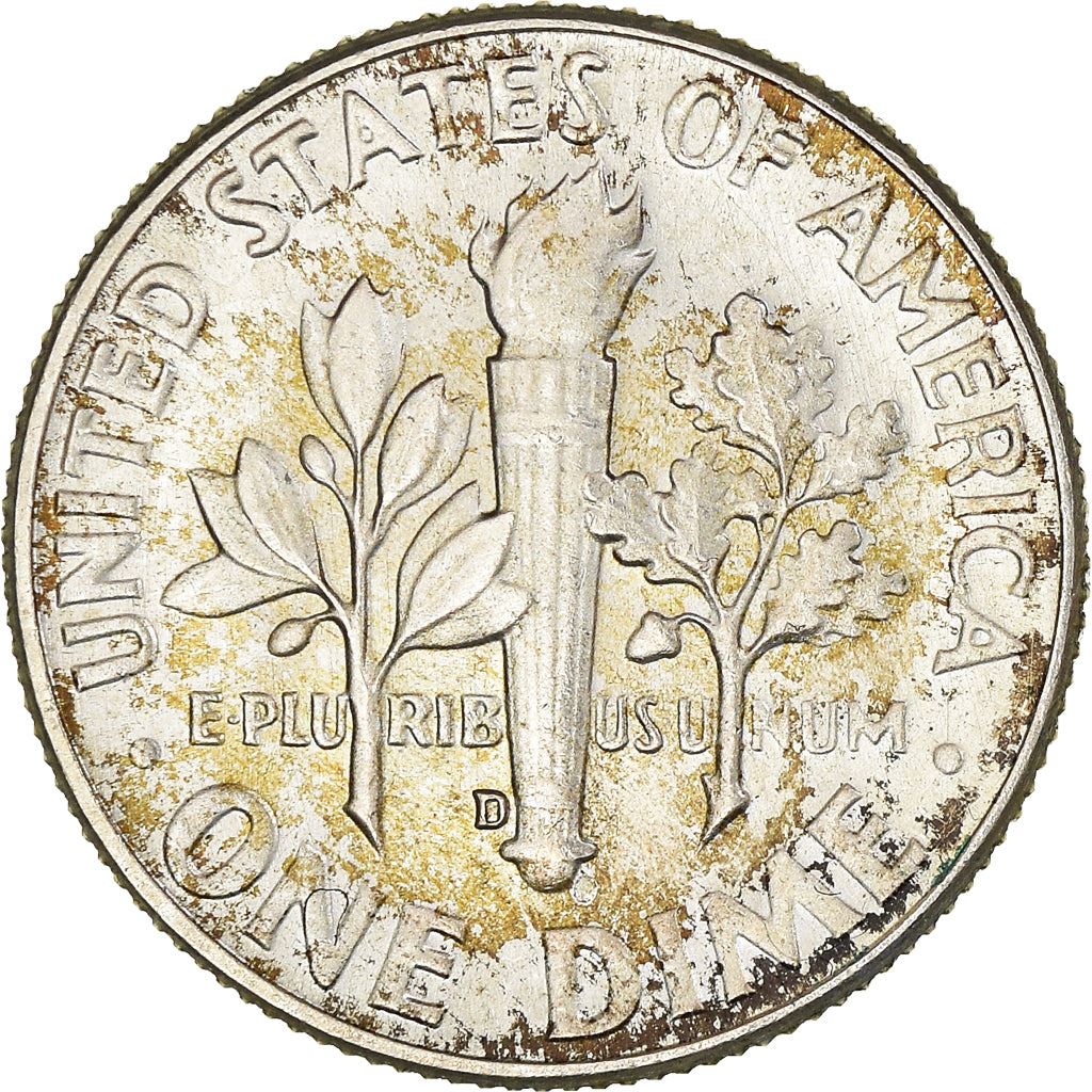 USA | 1 Dime Mønt | Franklin D. Roosevelt | KM:195 | 1946 - 1964