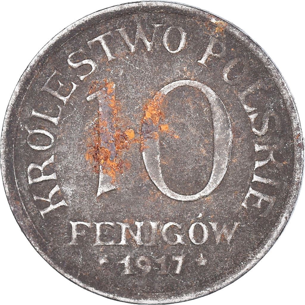 Poland | 10 Fenigow | Eagle | KM6 | 1917 - 1918