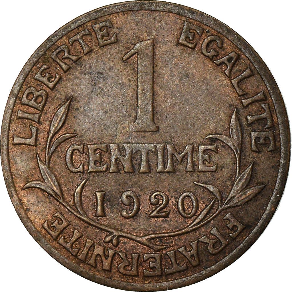 French 1 Centime Coin | Third Republic | KM840 | France | 1898 - 1920